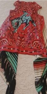 Crazy Train Poncho Vest